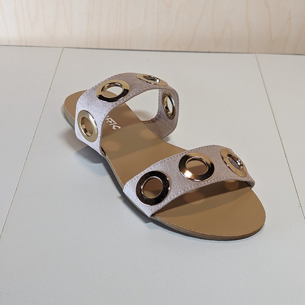 3/$10  Traffic Women Lovely Stylish Metallic Ring Summer Sandals - Blush